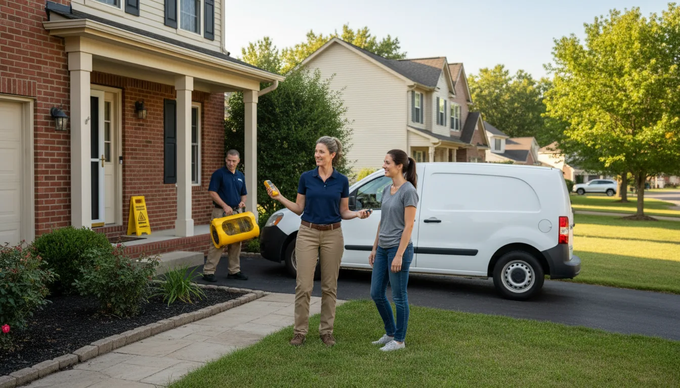 Water restoration image for Home Water Damage Repair in Strawberry, AR